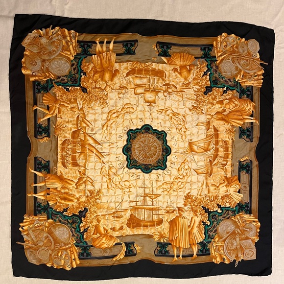 Hermes Silk Scarf - Picture 1 of 5
